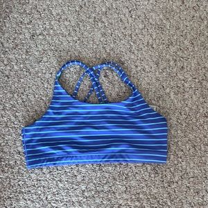 Athlete girl sports bra